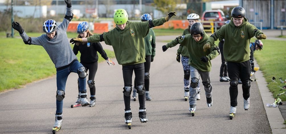 London Nordic roller skating kids